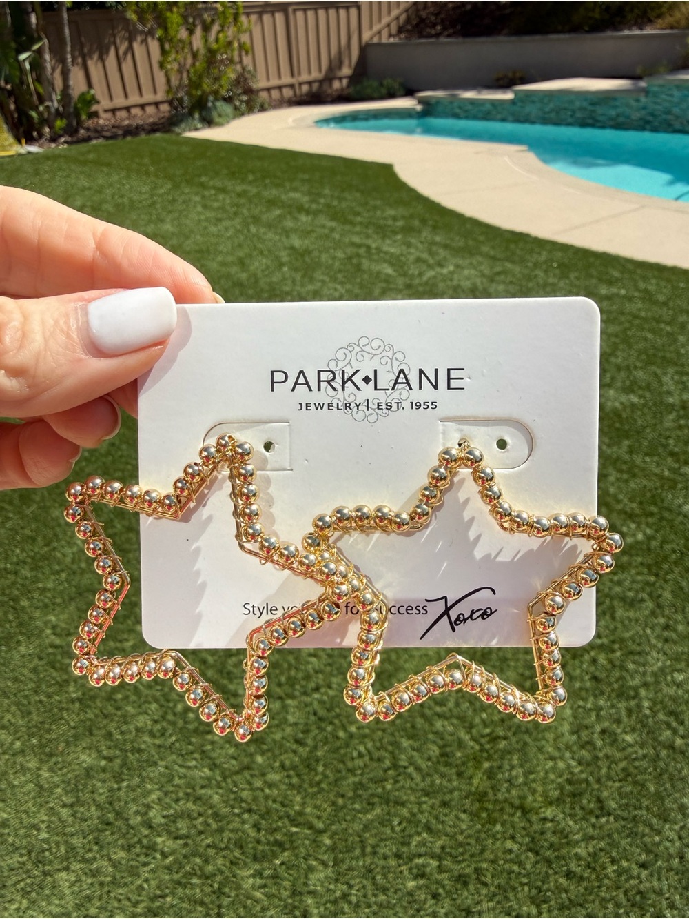 Gold Star Earrings by Park Lane - NWOT!